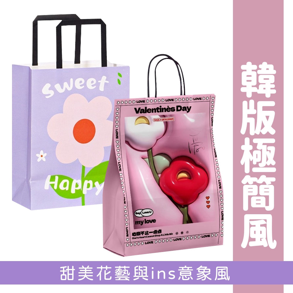 手提油畫風紙袋 商品圖 7