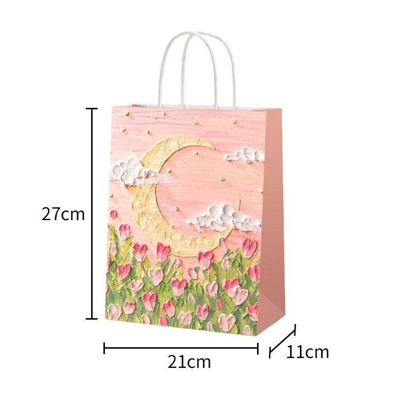 手提油畫風紙袋 商品圖 10